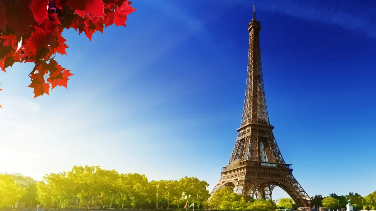Beauty of Paris-The Eiffel tower.