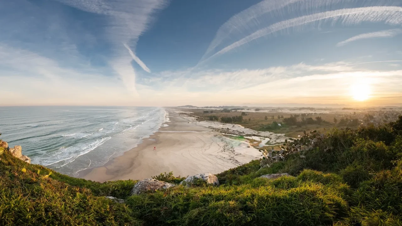 Guarita beach, in "Torres" in Rio Grande do Sul