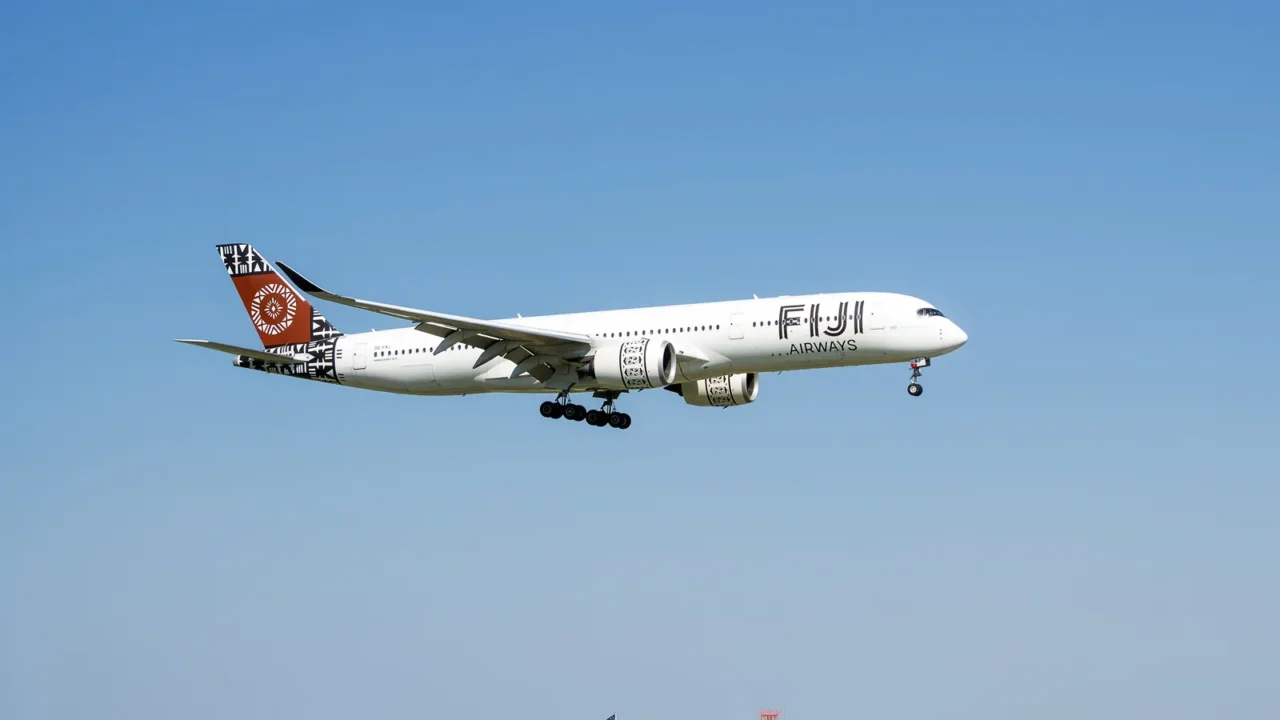irving usa  april 8 2025 fiji airways aircraft airbus
