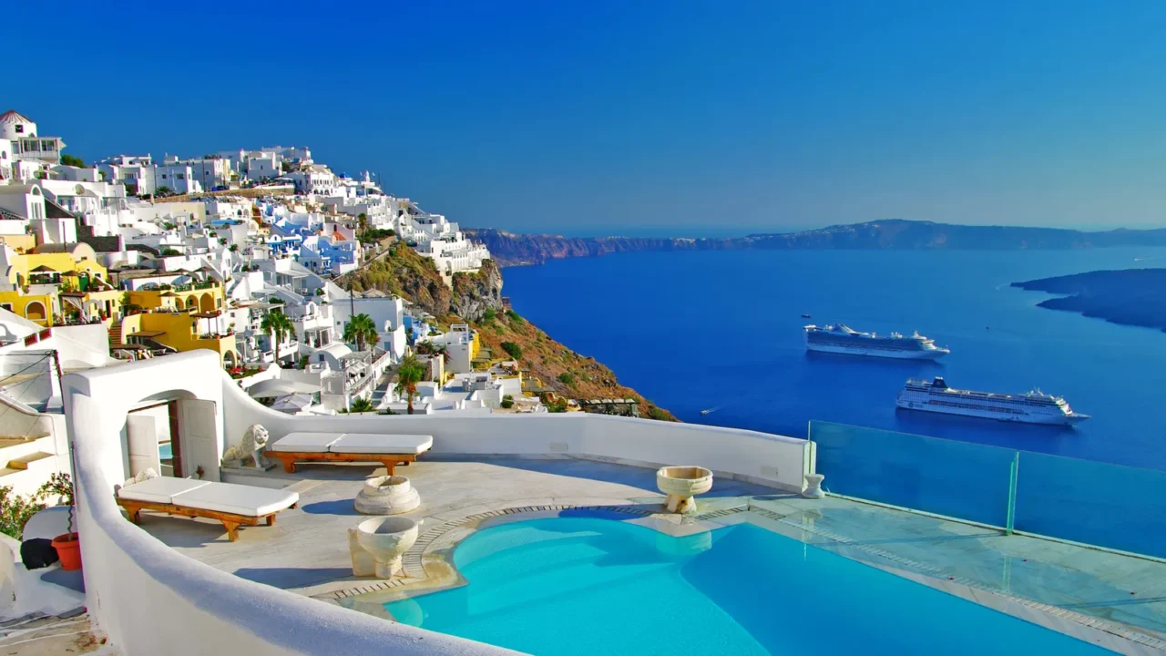 luxury greek holidays  santorini