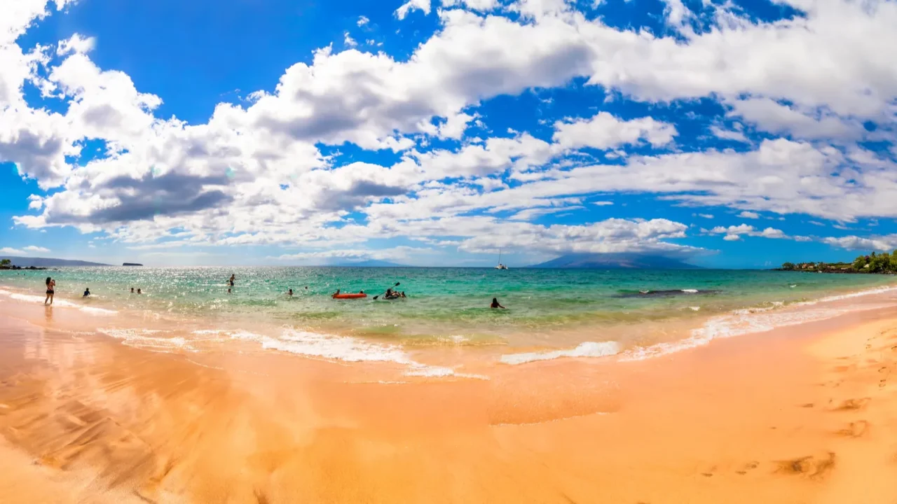 makena beach famous tourist destination in maui hawaii