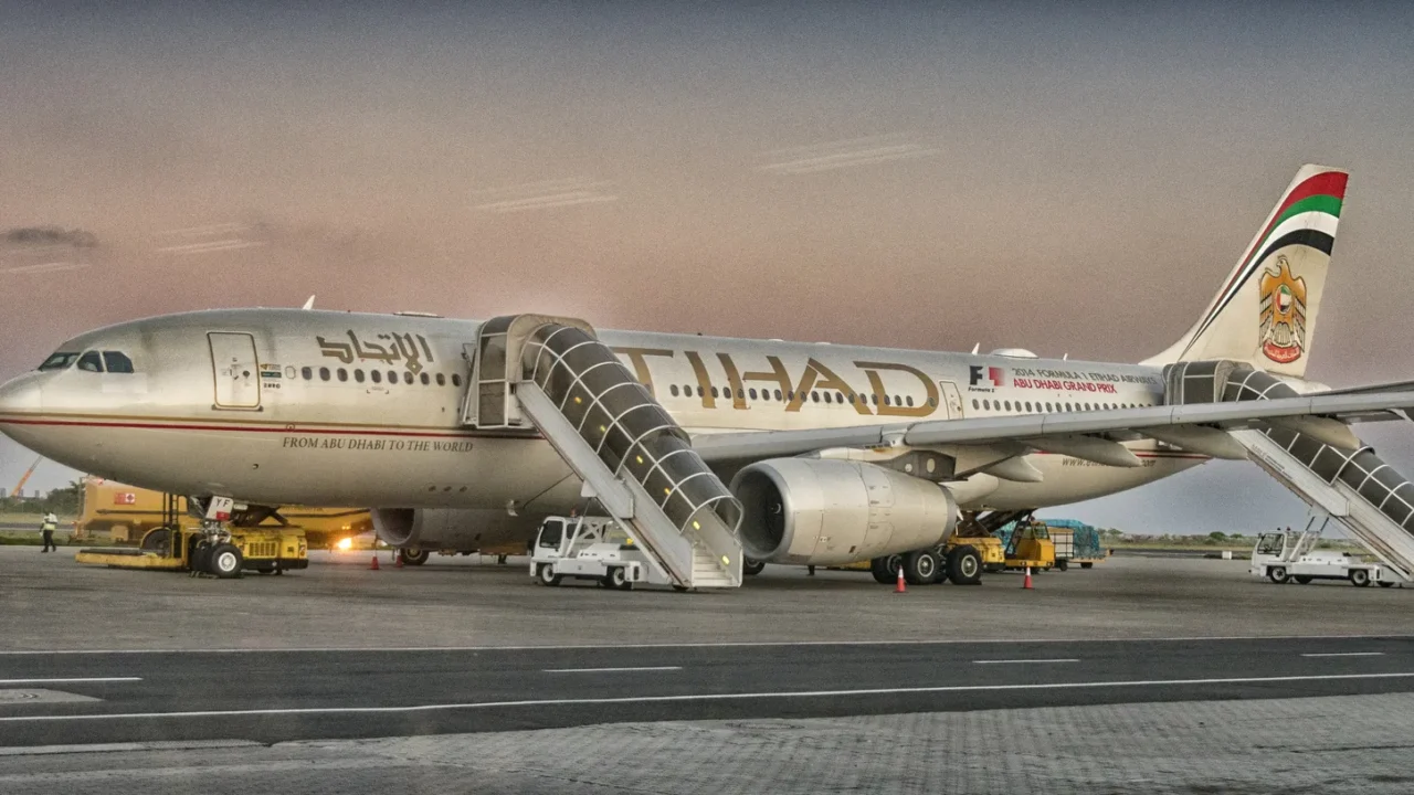 male maldives  february 10 2015 etihad airbus 330 ready