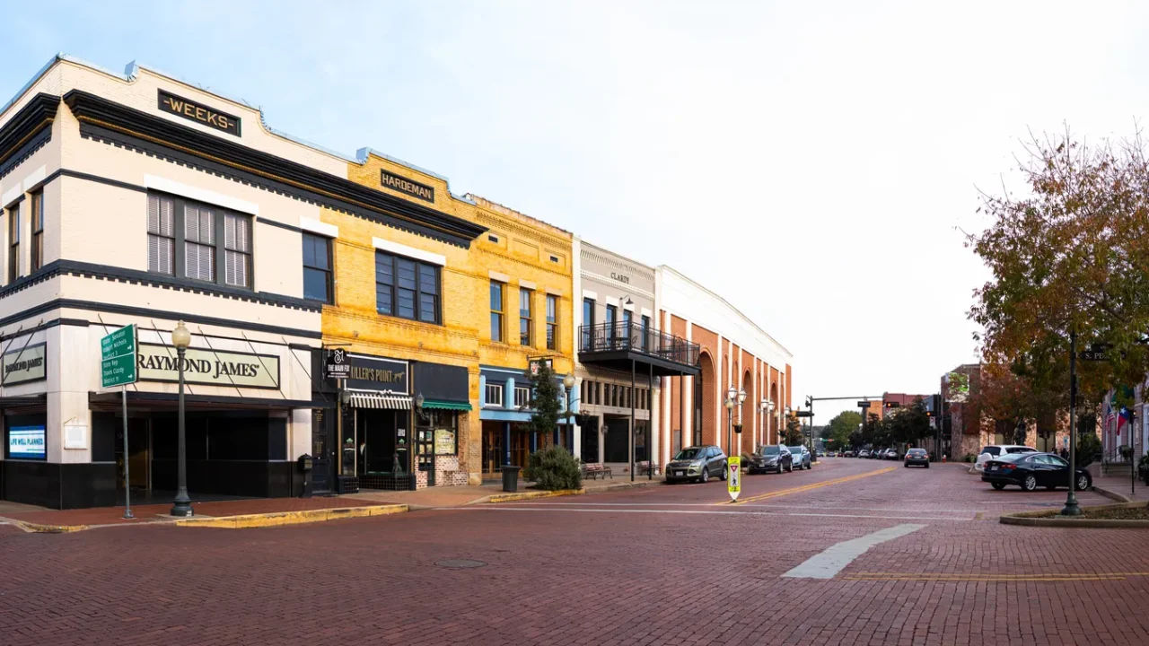 nacogdoches texas usa  november 16 2019 the view of