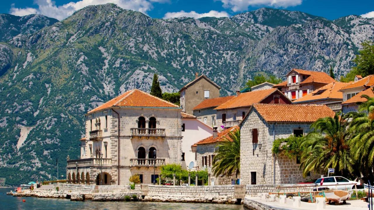 perast town in montenegro