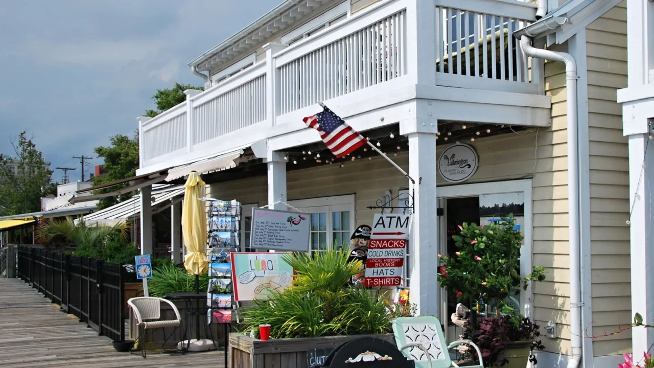 River Front in the Old Town of Wilmington, North Carolina