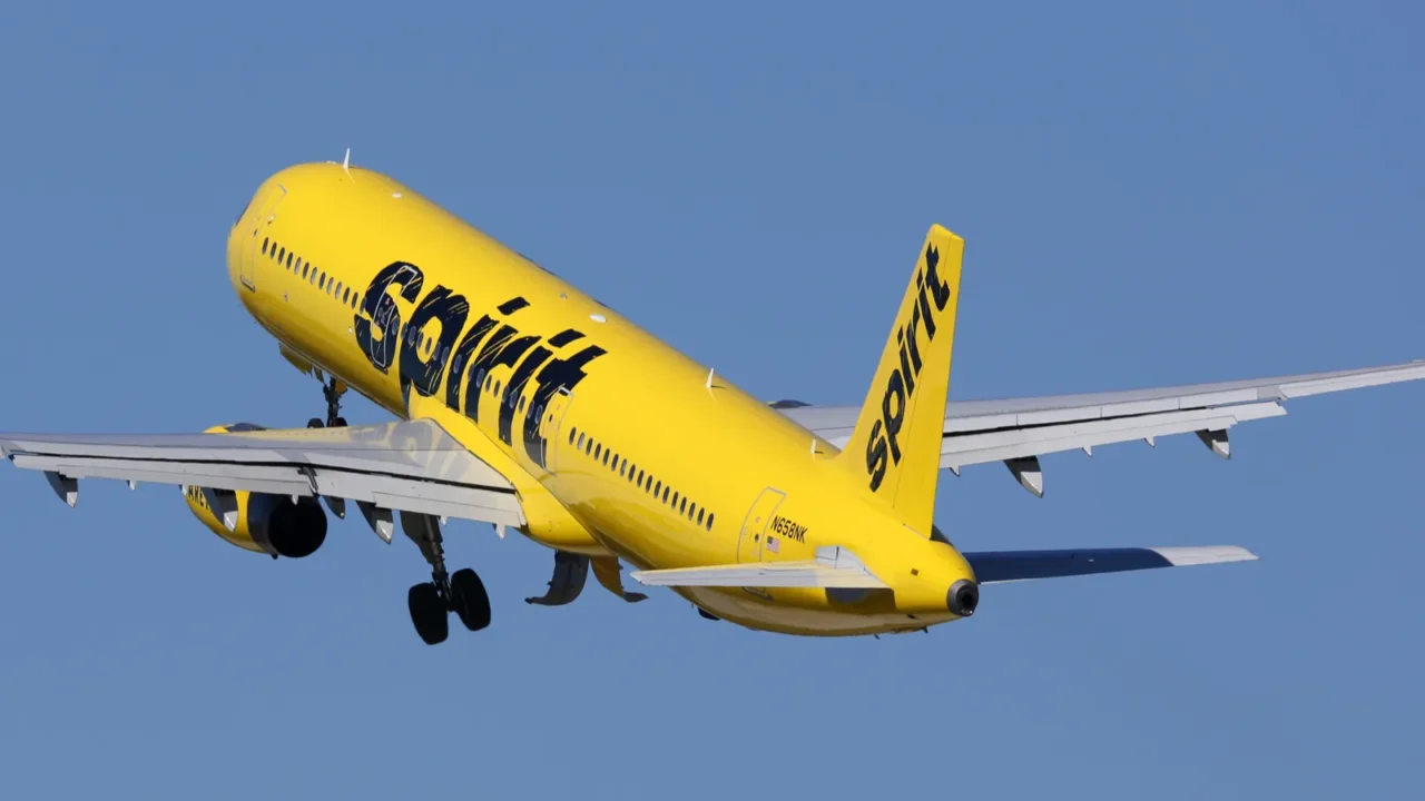spirit airlines airbus a321 airplane fort lauderdale airport