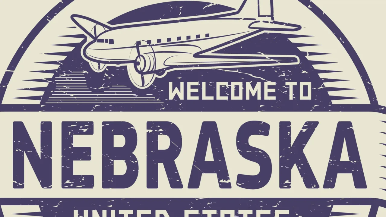 stamp welcome to nebraska united states