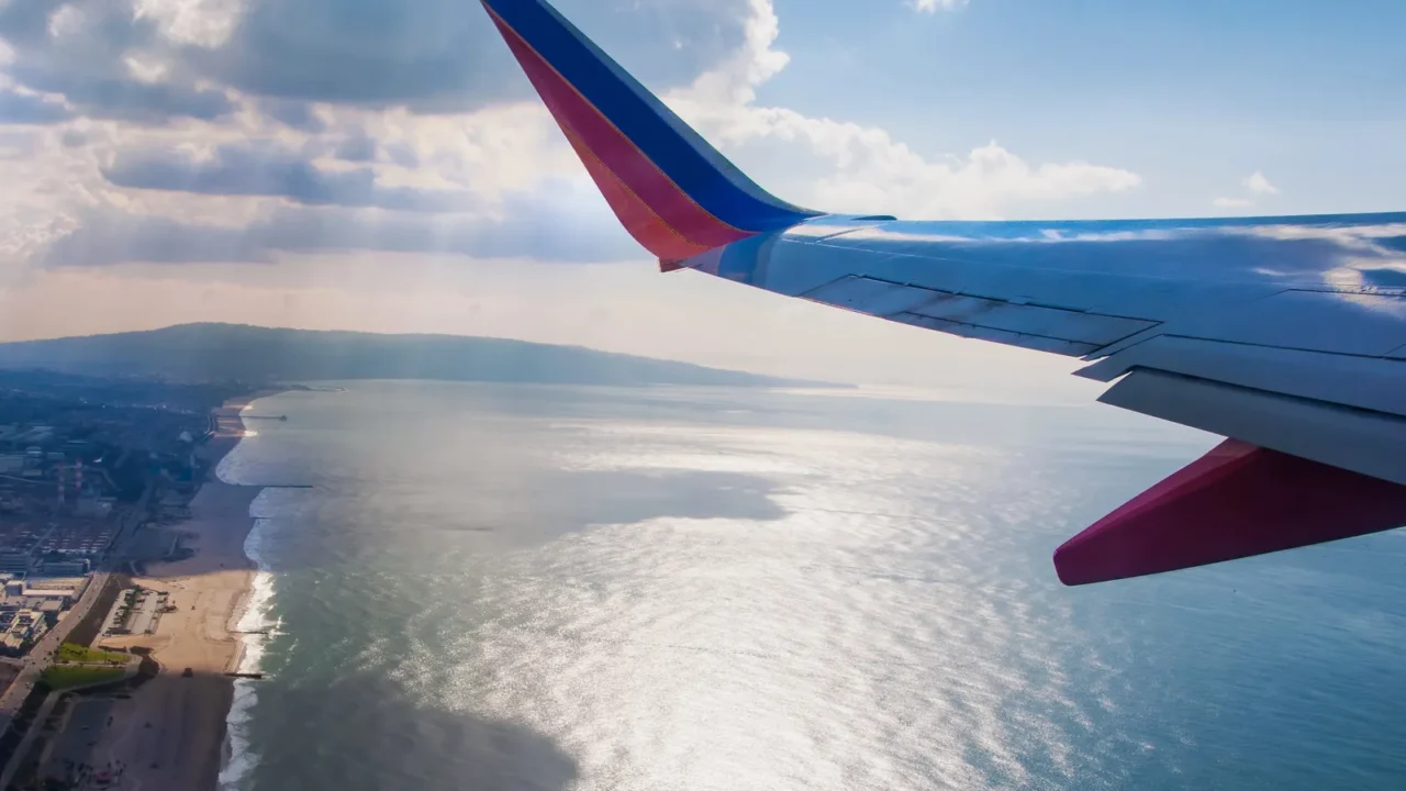 take off west from lax