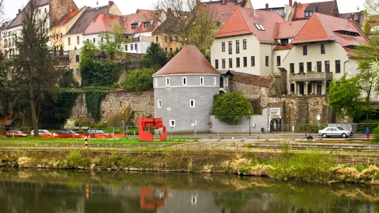 the waterfront in goerlitz east germany