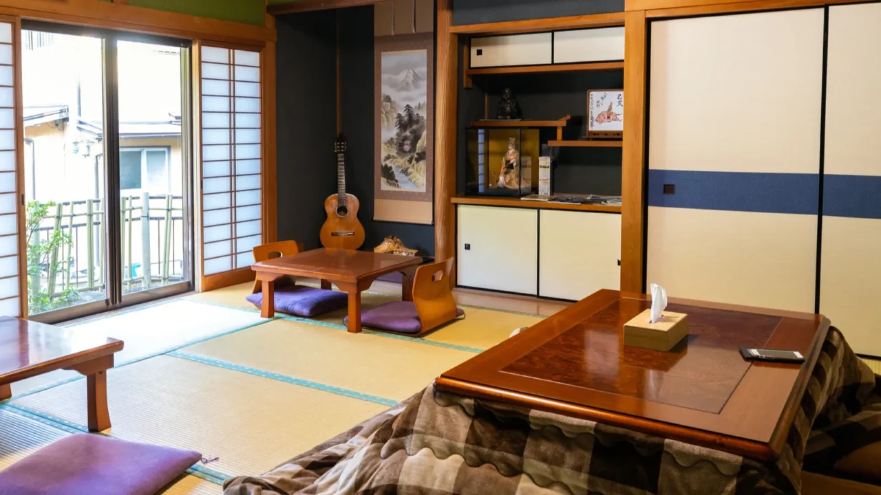 traditional ryokan japanese house interior