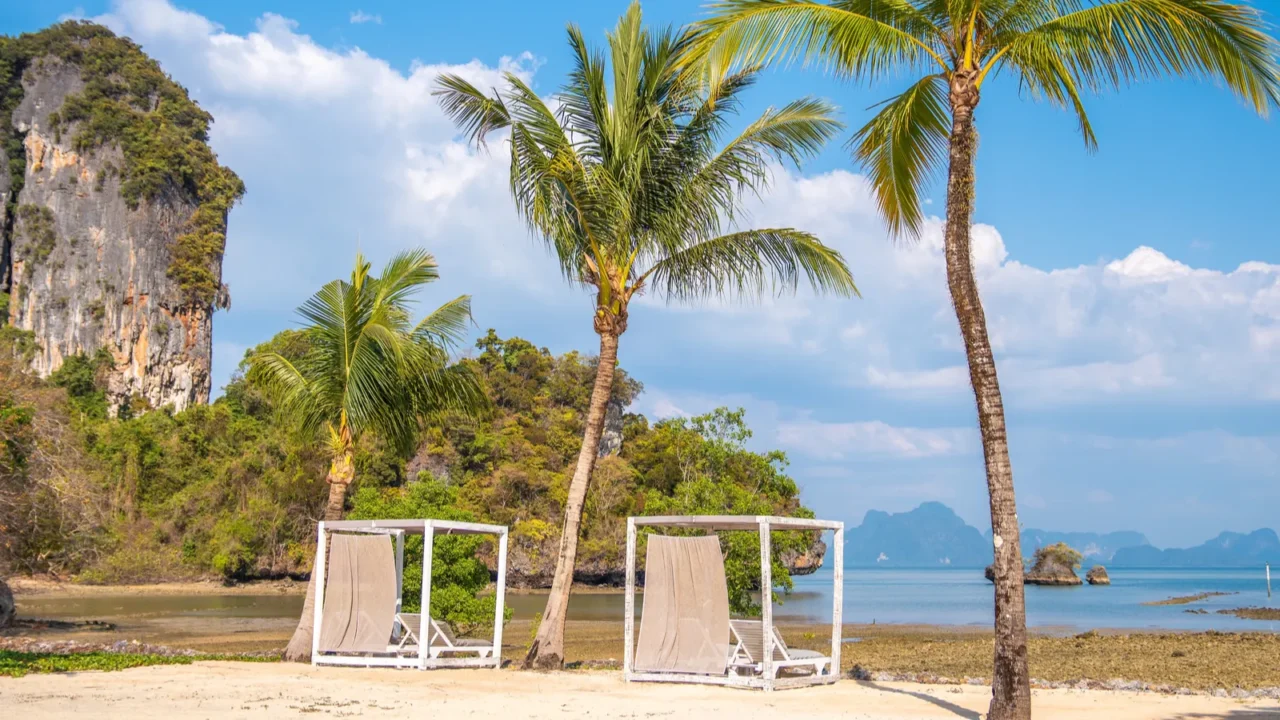 view of paradise beach resort in koh yao noi phang