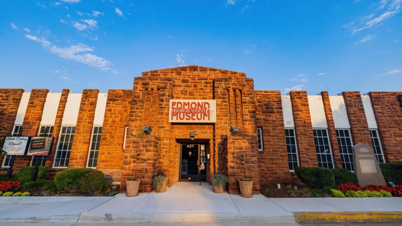Exterior view of the Edmond Historical Society and Museum.