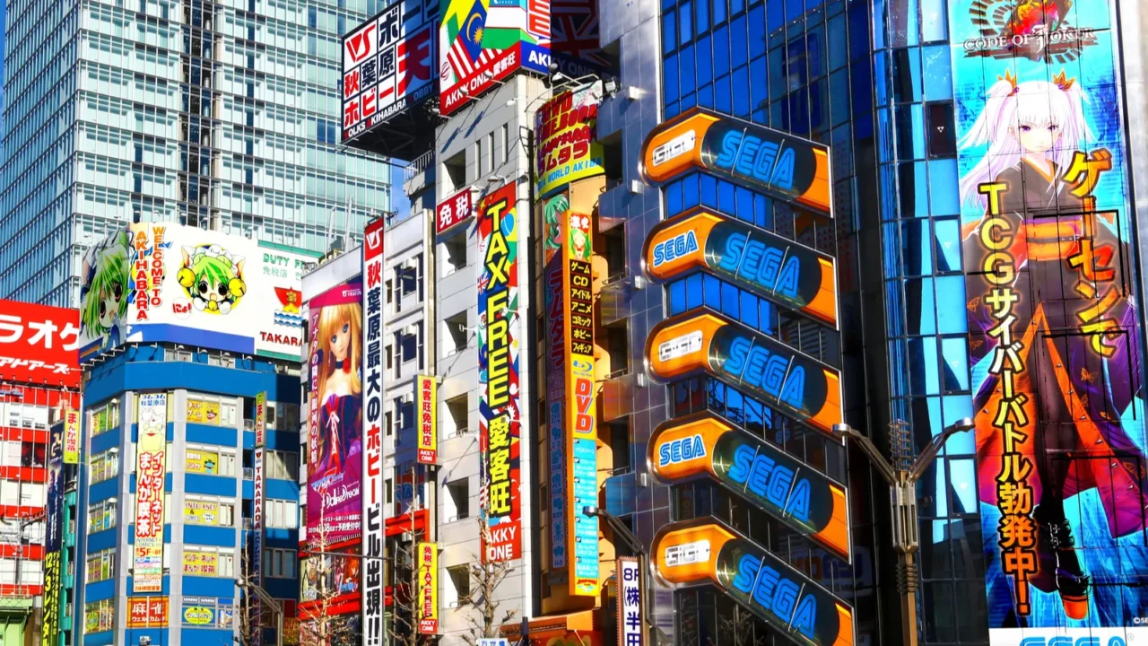 akihabara electric town in tokyo