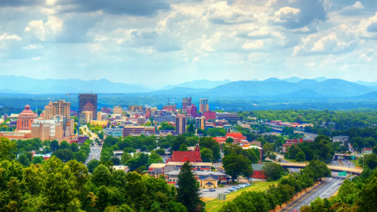 asheville skyline