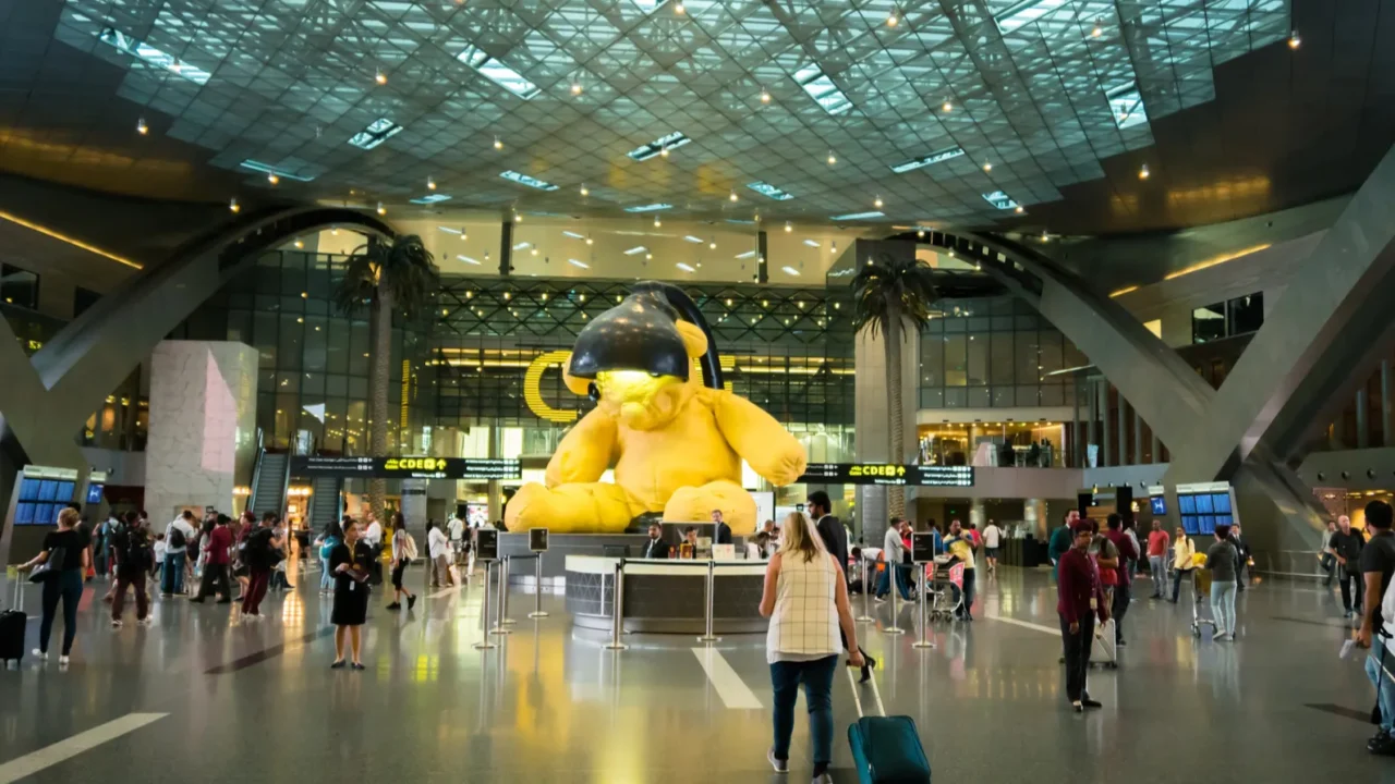 doha qatar  june 2017  doha hamad international airport