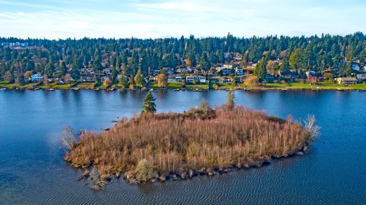edmount island lake ballinger edmonds washington usa
