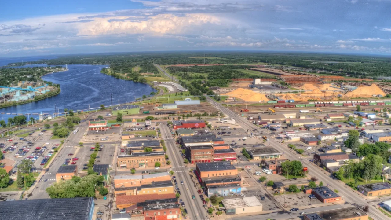 international falls is a town on the international border with