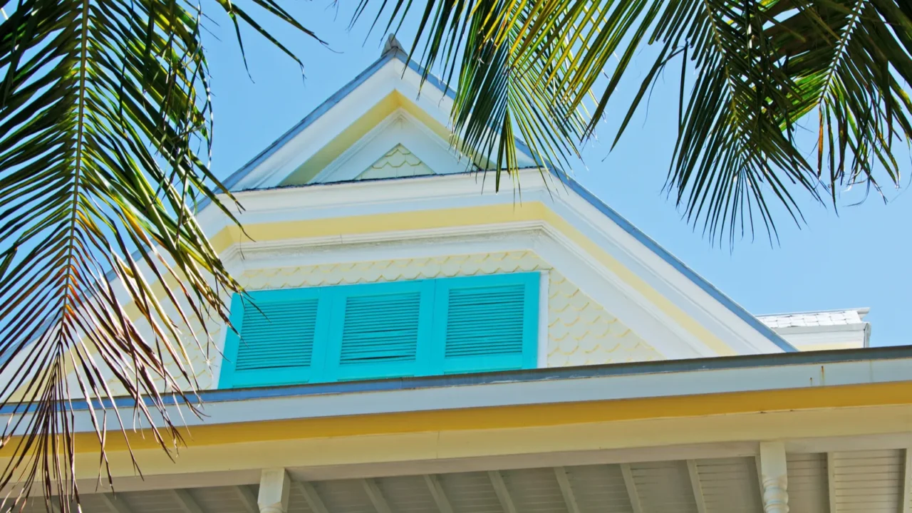 key west a typical conch house in the old town