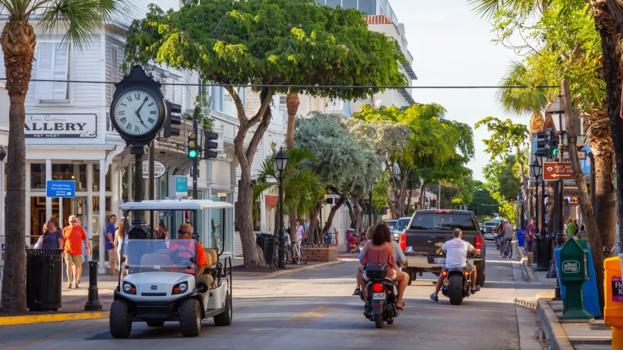 key west florida united states november 1 2018 street