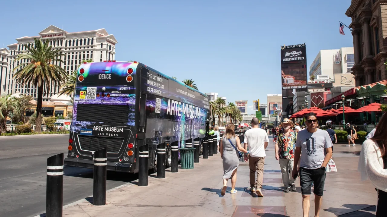 las vegas august 21 2024 rtc double decker deuce bus