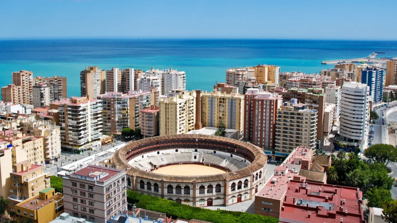 malaga cityscape