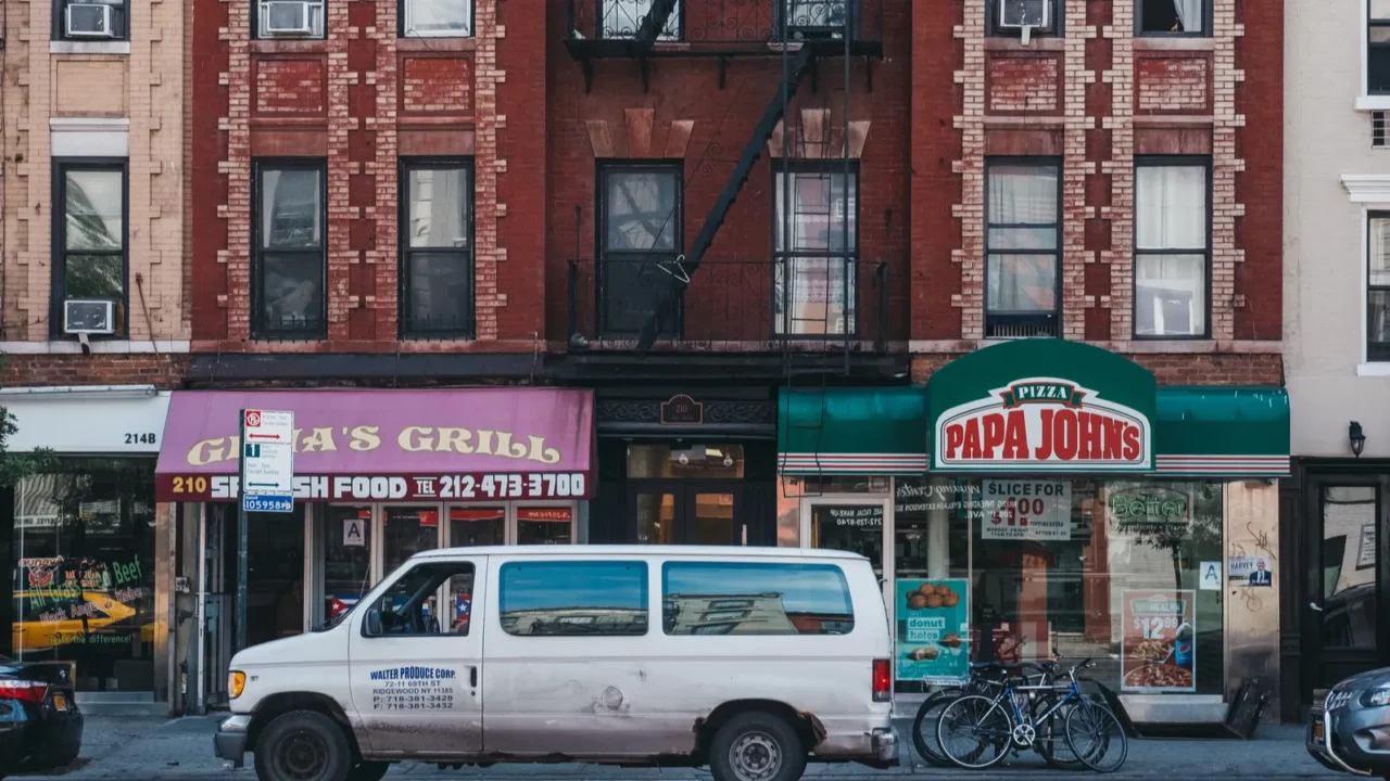 new york usa  june 01 2018 facades of