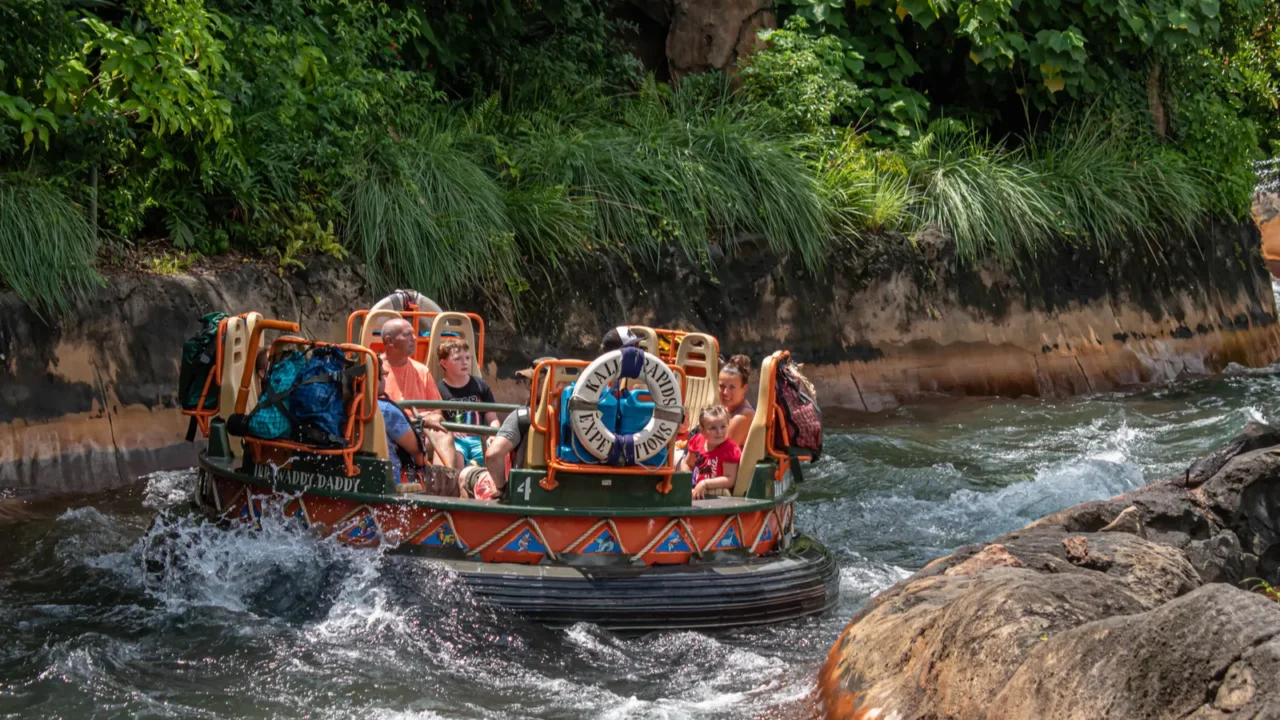 orlando florida august 14 2019 people having fun expedition everest