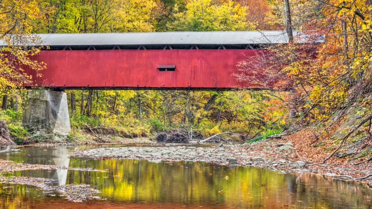 pine bluff covered bridge