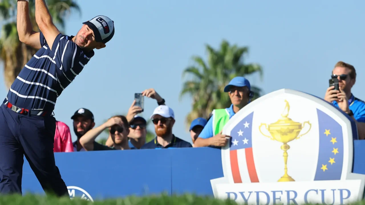 rome italy 29092023 foursomes session at ryder cup 2023