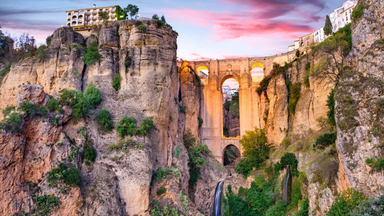 ronda spain puente nuevo bridge