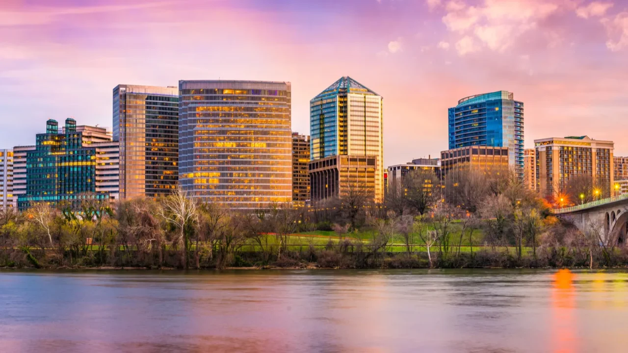 rosslyn arlington virginia usa skyline