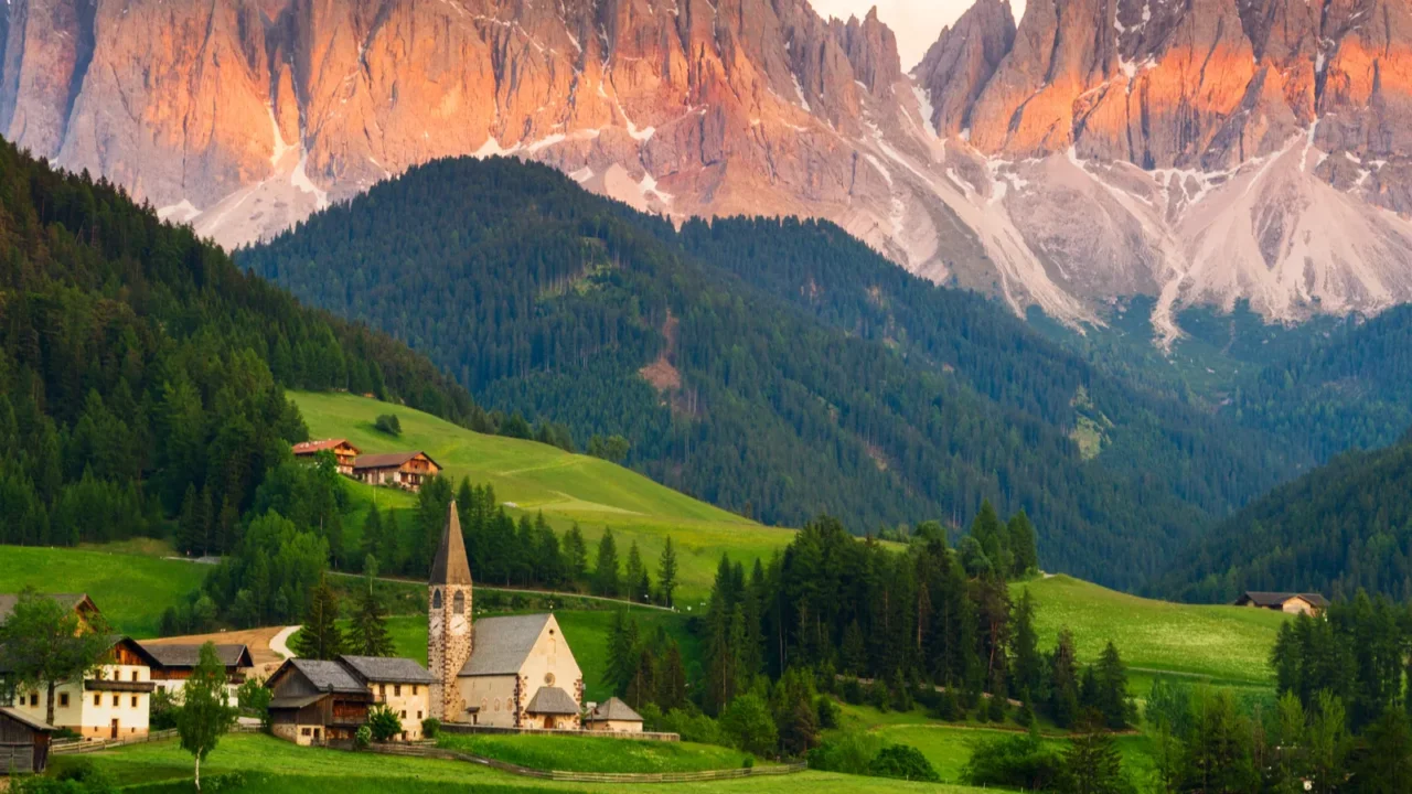 santa maddalena village italy