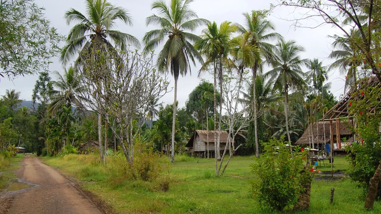 village in papua new guinea