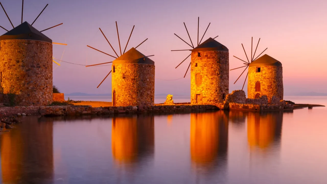 windmills of chios