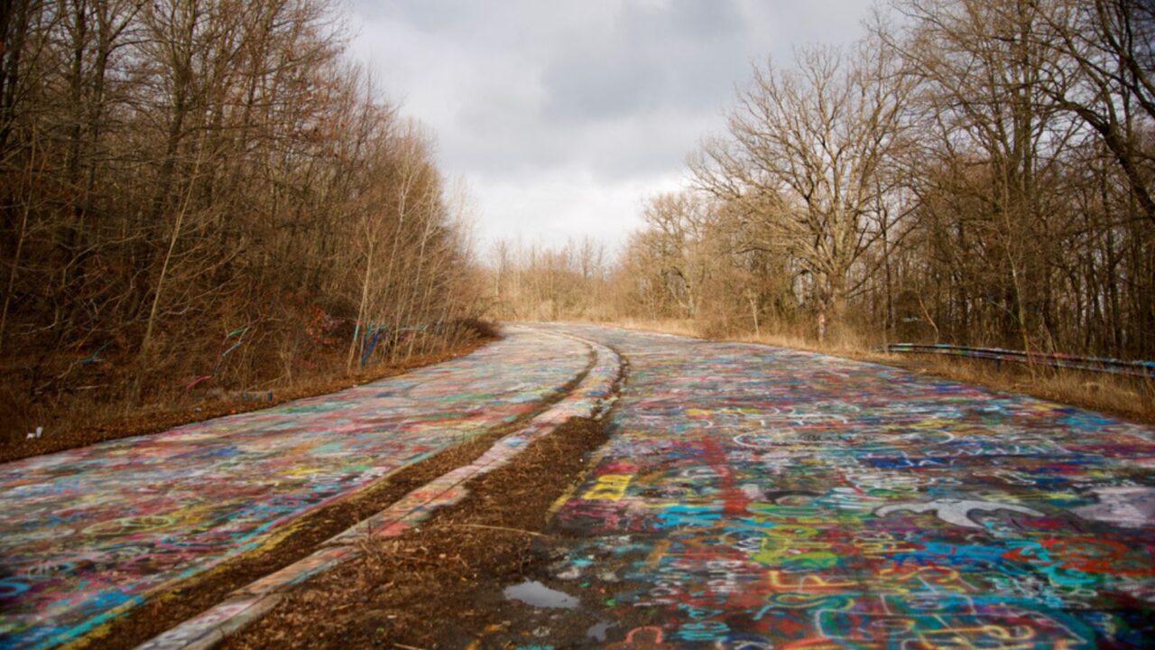 Graffiti Highway, Centralia, PA.