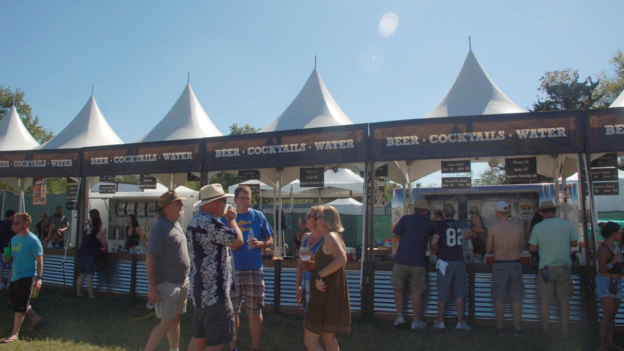 A general view of atmosphere during the Bourbon Beyond- A New Bourbon, Food Music Festival In-One in Louisville, Kentucky