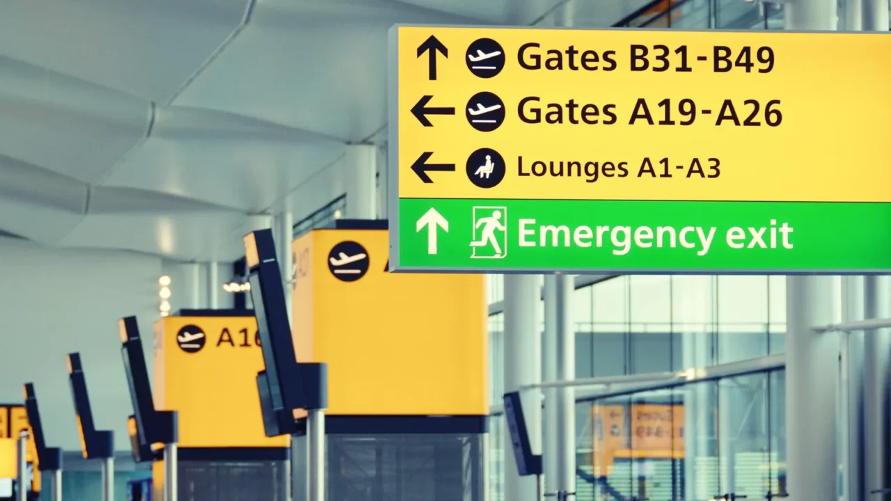 airport information board