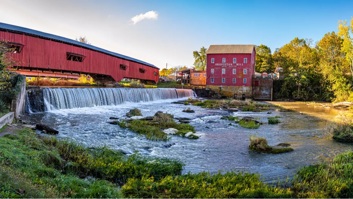 bridgeton in october 26 2021 the bridgeton mill and