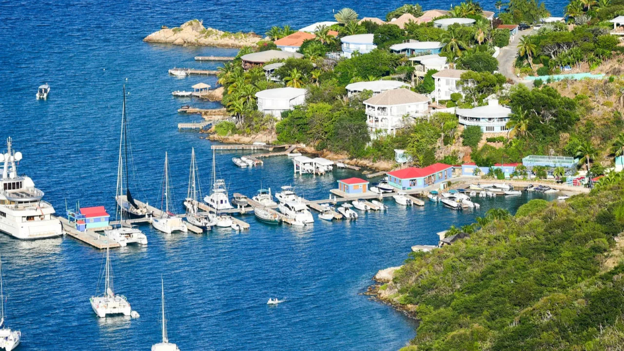 british virgin island harbor