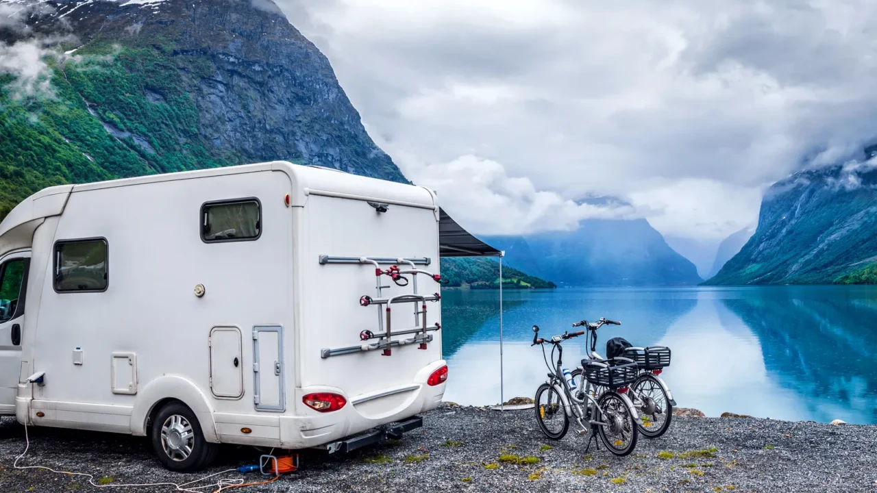 family vacation travel rv holiday trip in motorhome