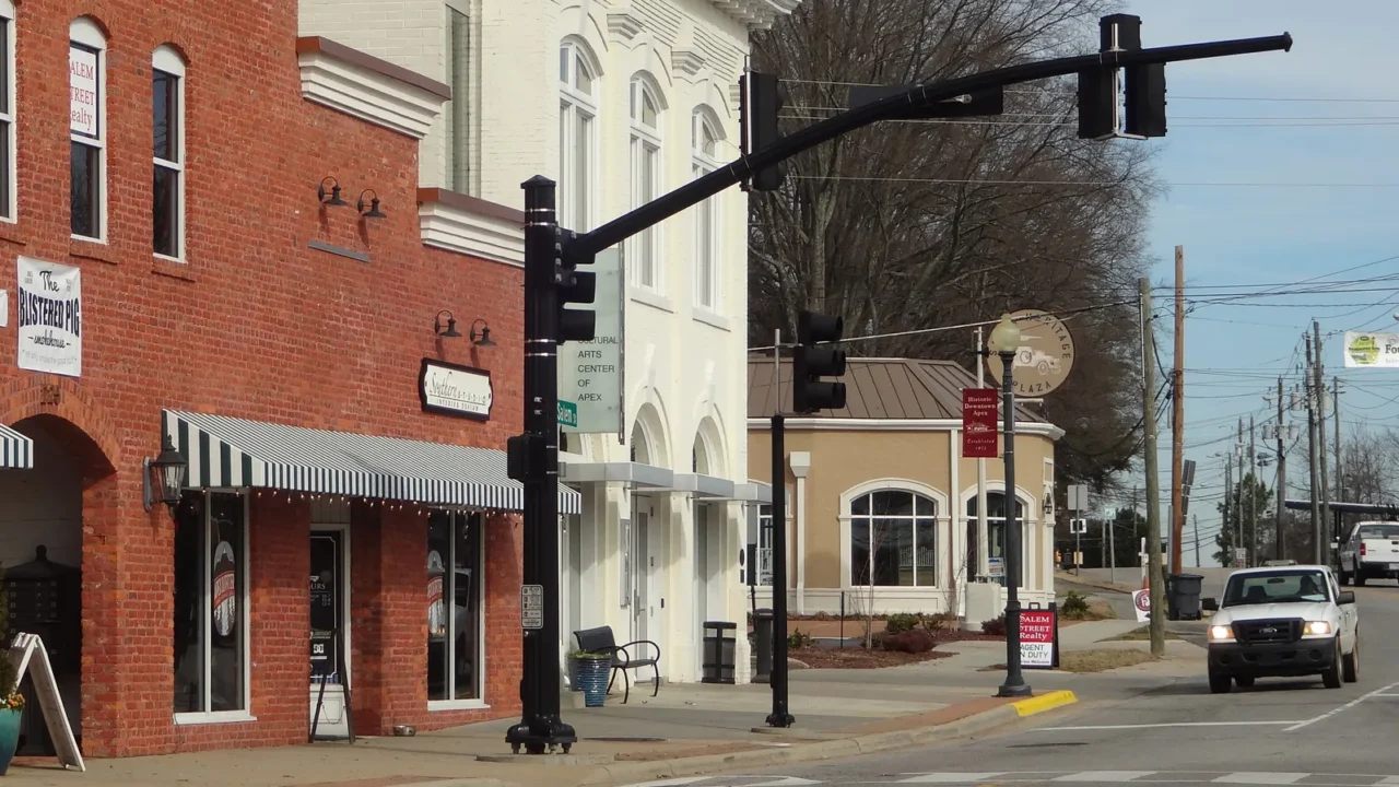 historic downtown apex north carolina nc