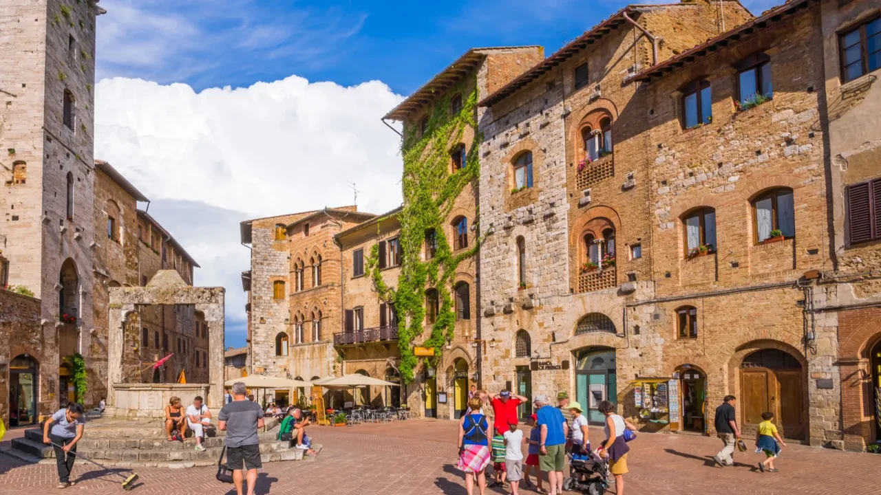 historical city of san gimignano italy