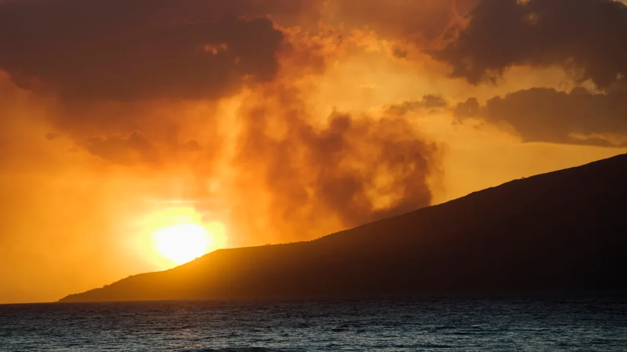 island sunset