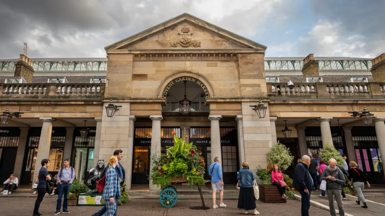 london uk covent garden market in londons west end view