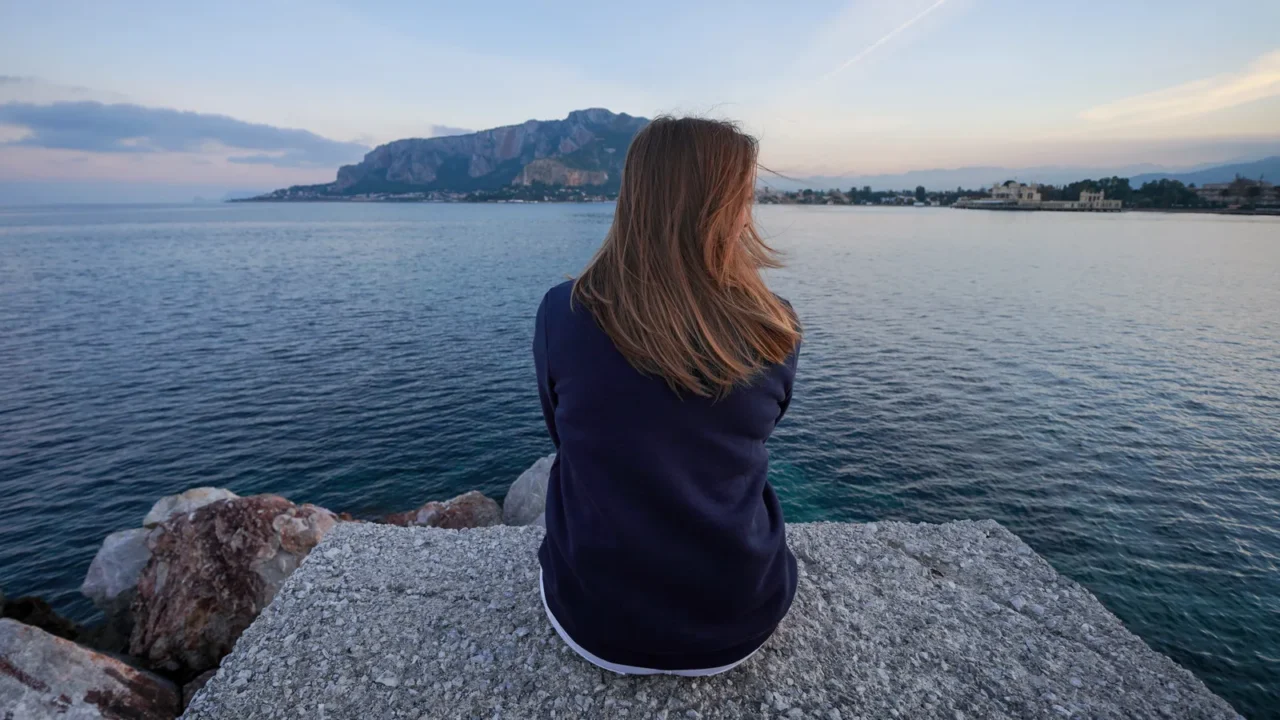 mondello  sicilian city in palermo province italy