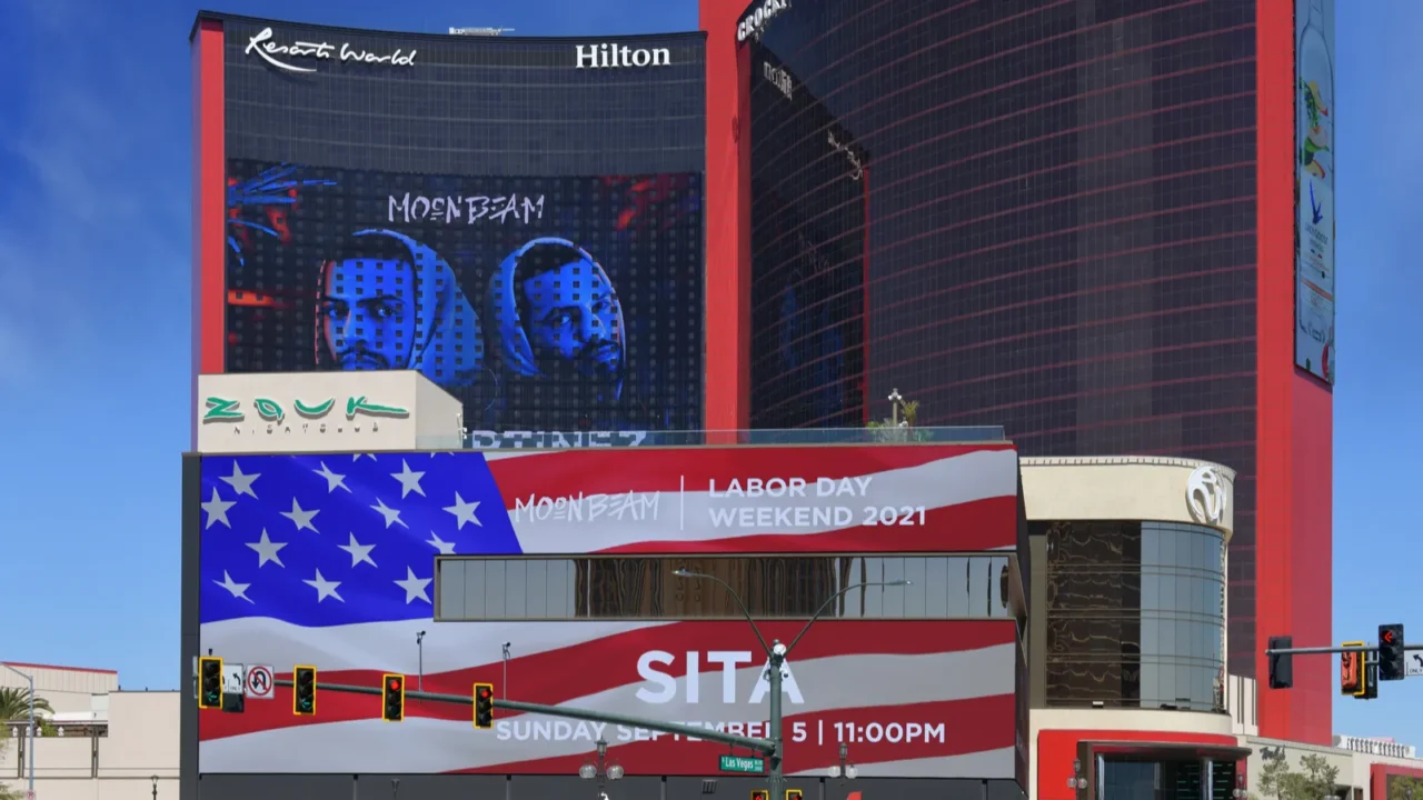 nevada usa september 5 2021 cityscape of the front facade