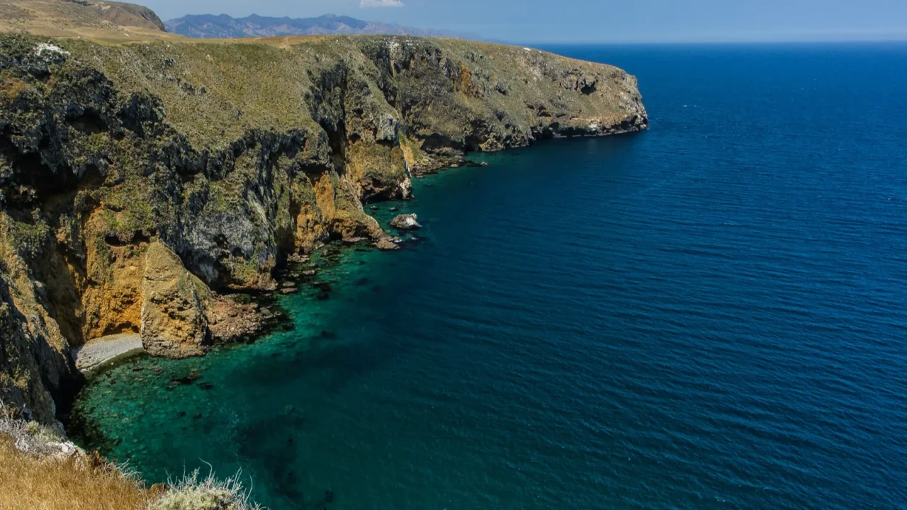 north bluff trail in channel islands national park in california