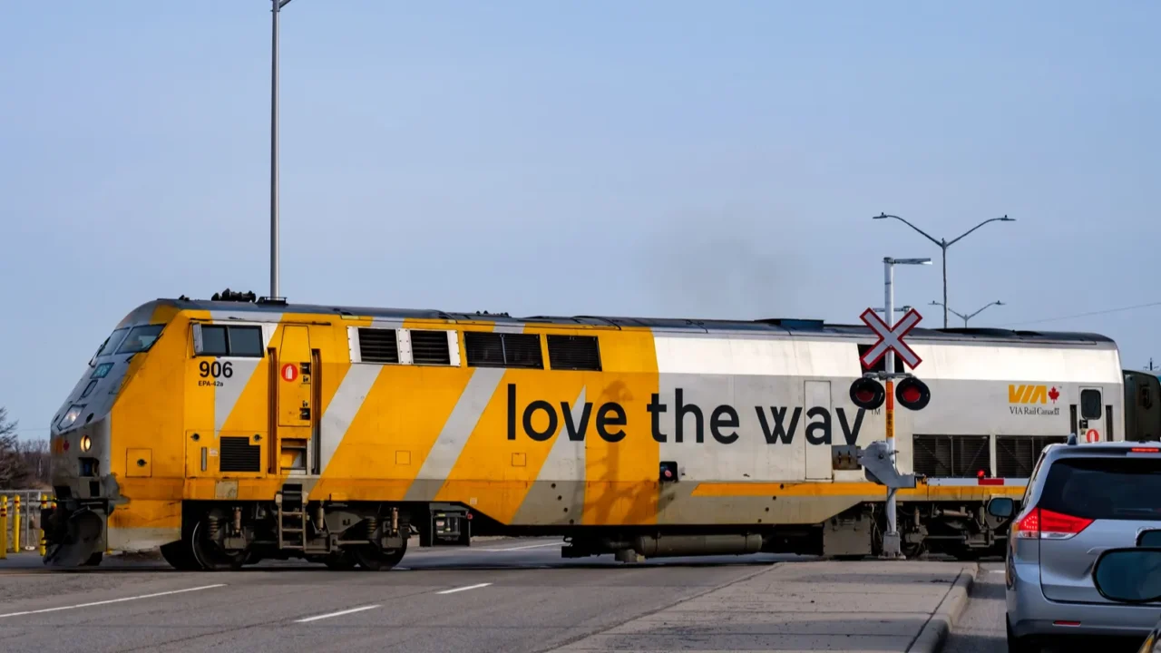 ottawa ontario canada march 25 2021 a via rail