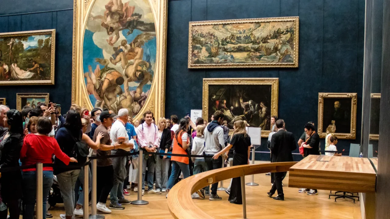 paris france  september 08 2022 the louvre the largest