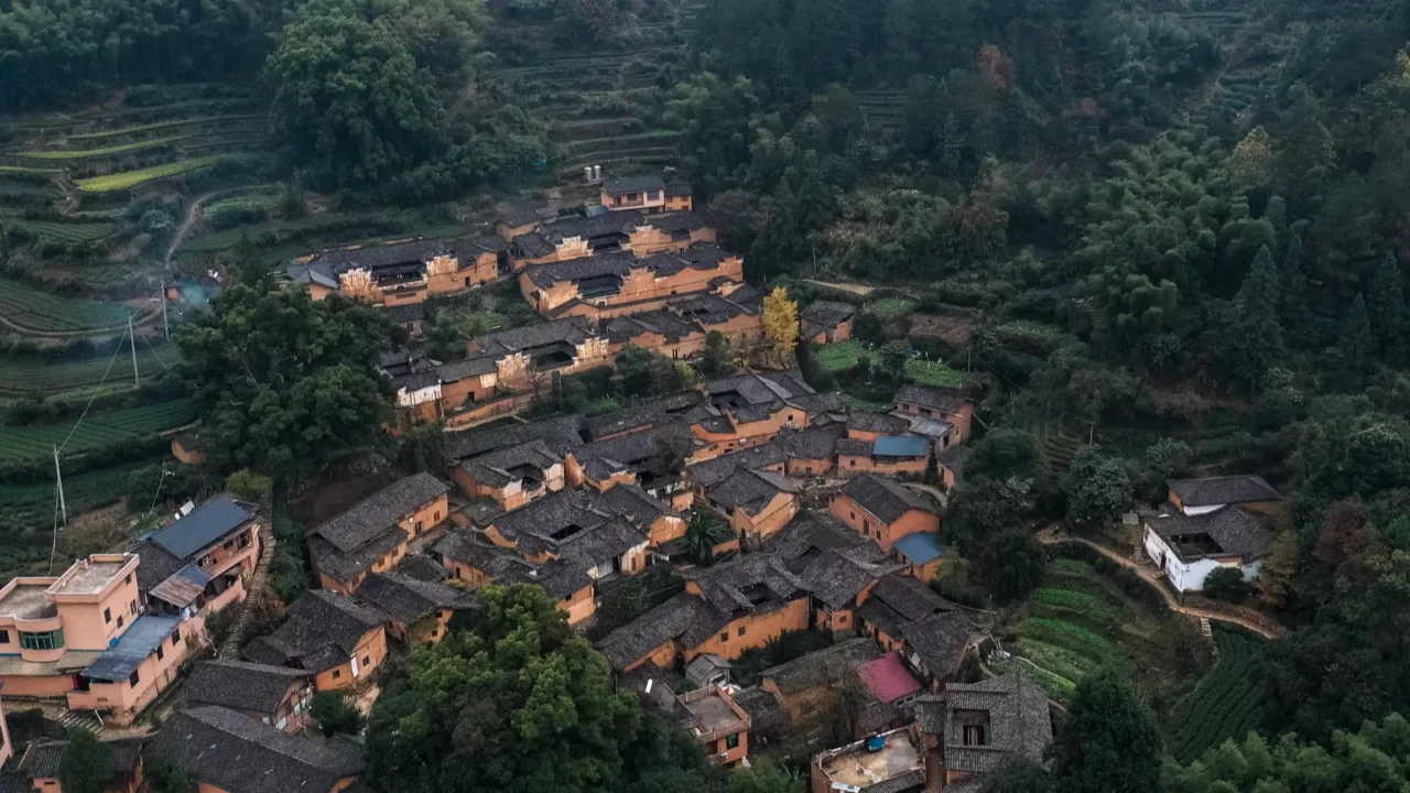 stunning vistas reveal an ancient village in china with traditional